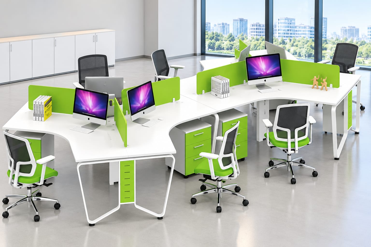 120-degree Workstation